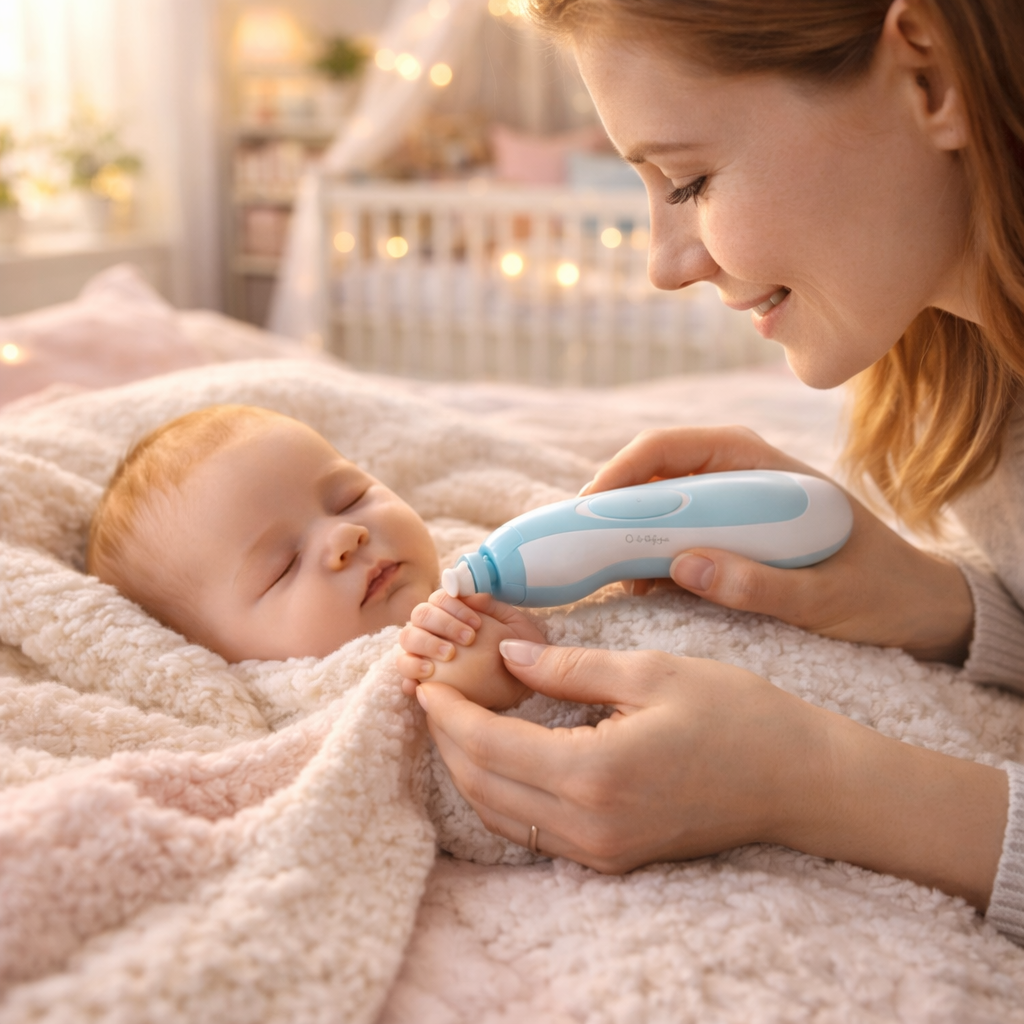 30-in-1 Premium Baby Healthcare & Grooming Kit with Electric Nail Trimmer – Complete Newborn Care Essentials Set (Portable Case)